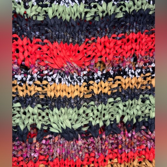 Anthropologie Multicolor Striped Audra Tank Italian Knit Top Size Large - Picture 4 of 9